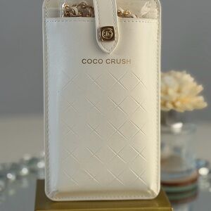 CHANEL White Phone Case